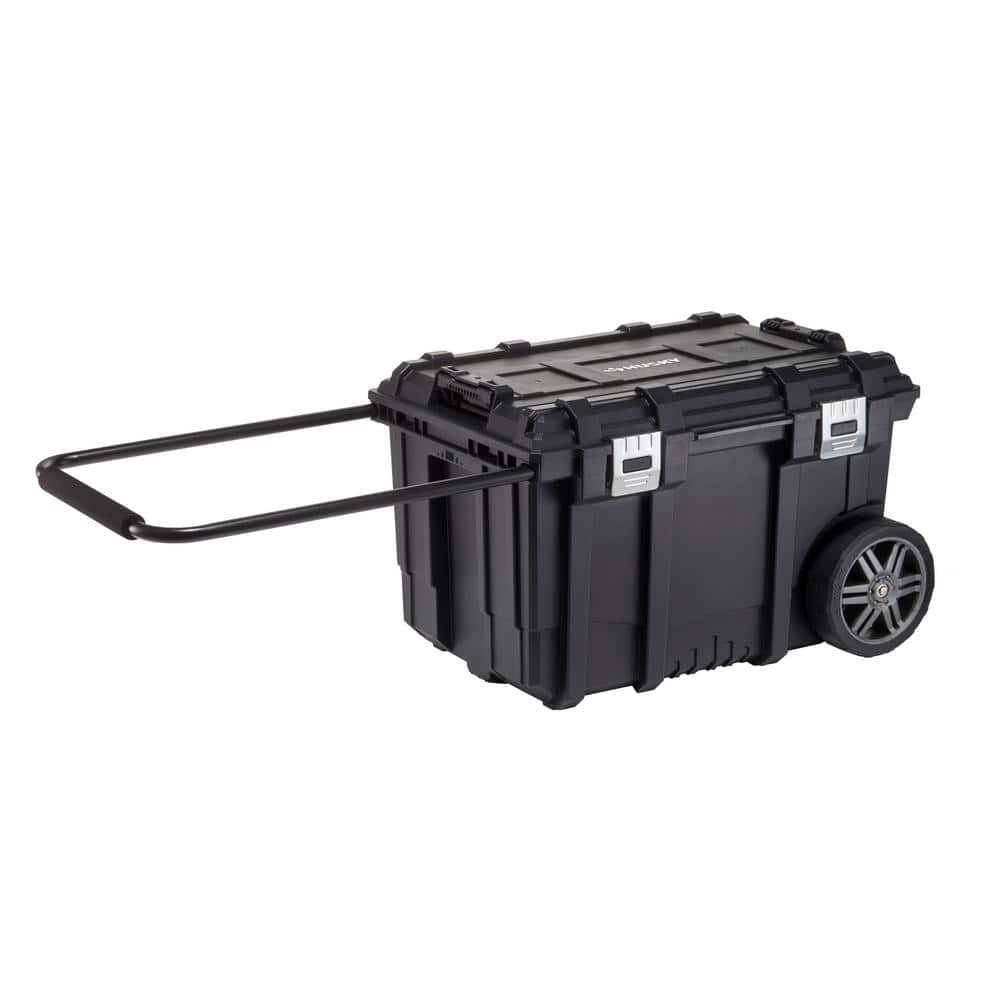 husky 26 in. connect mobile tool box black 