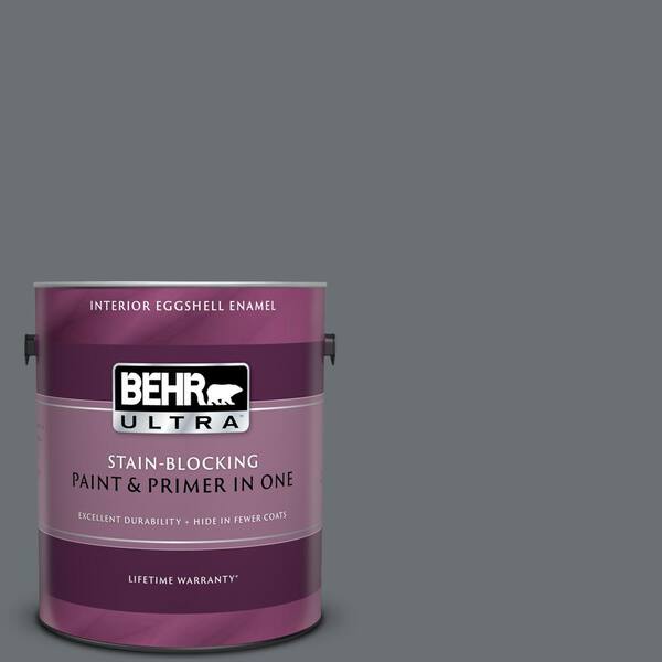 BEHR ULTRA 1 gal. #UL260-21 Antique Tin Eggshell Enamel Interior Paint and Primer in One