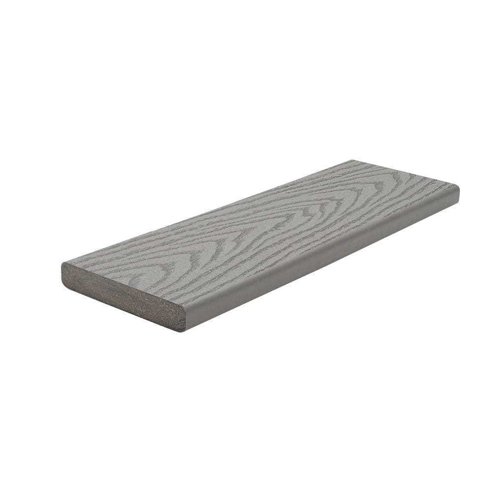 Trex Select 1 in. x 51/2 in. x 12 ft. Pebble Grey Square Edge Capped