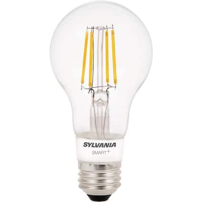 + Bluetooth 40W Equivalent Soft White Dimmable Filament A19 LED Smart Light Bulb