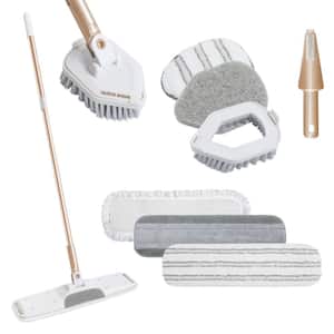 All-in-One Multi-Action Microfiber Flat Mop Kit