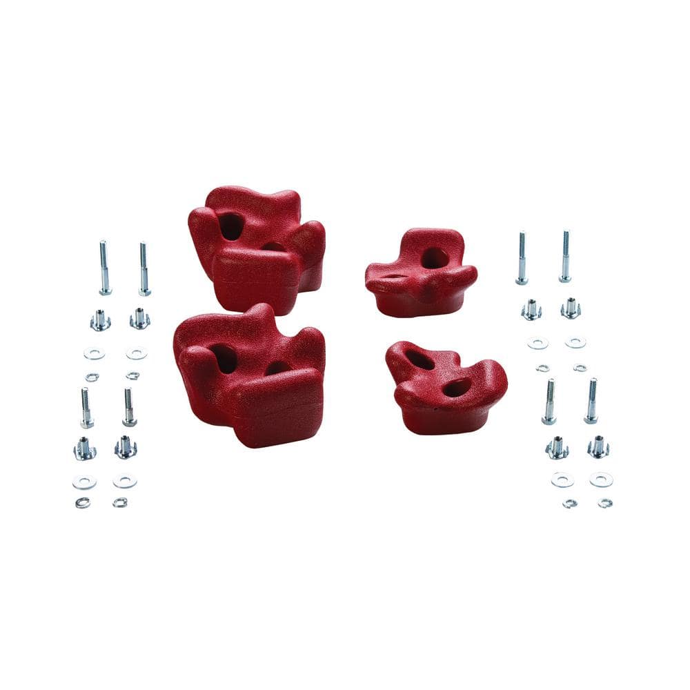 Climbing Rocks (4-Pack) - Red