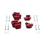 Climbing Rocks (4-Pack) - Red