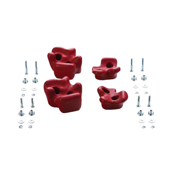 Creative Cedar Designs Climbing Rocks (4-Pack) - Red