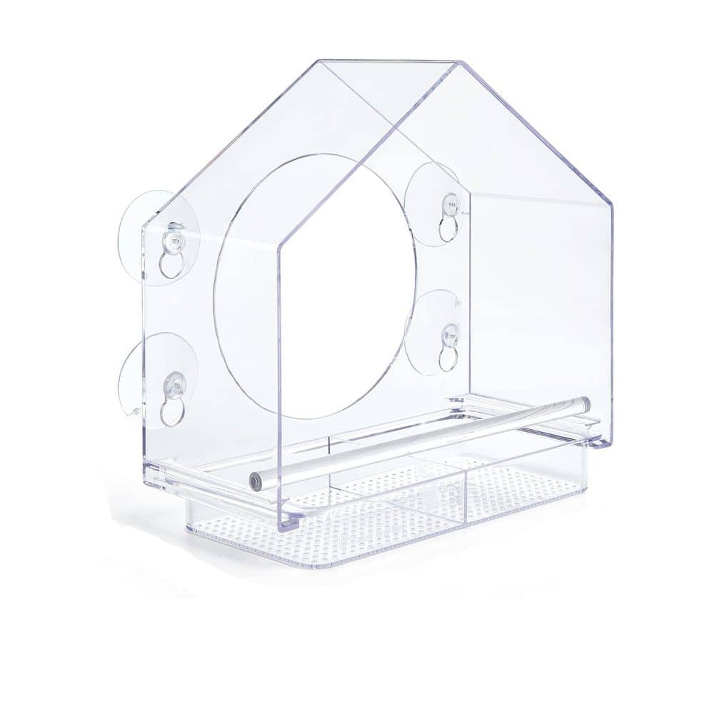 Clear Acrylic Outdoor Bird Feeder 15 Oz. Capacity (1 Pack) price history on PriceWatchPro