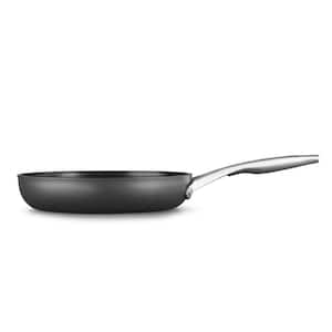 Premier 13 in. Hard-Anodized Aluminum Nonstick Skillet in Black with Glass Lid