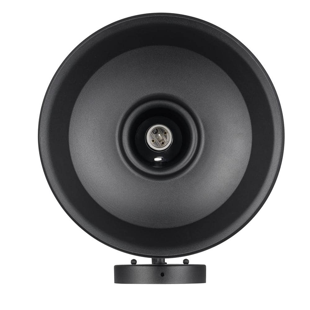 Tacoma 12.5" Black Metal Industrial Farmhouse Wall Sconce