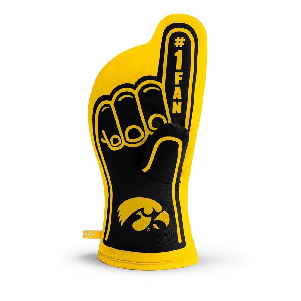 Number One Cook Oven Mitt Funny Sports Fan Foam Finger Sarcastic Kitchen  Glove (Oven Mitts) 