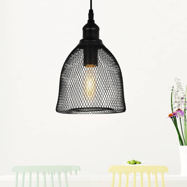 Drea 1 Light Down Mini Pendant With Black Finish