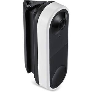 Horizontal Wedge Wall Mount for Arlo Video Doorbell - Flexible Mounting Options for Your Smart Doorbell in Black