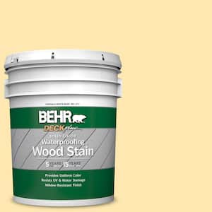 5 gal. #P290-2 Sweet as Honey Solid Color Waterproofing Exterior Wood Stain
