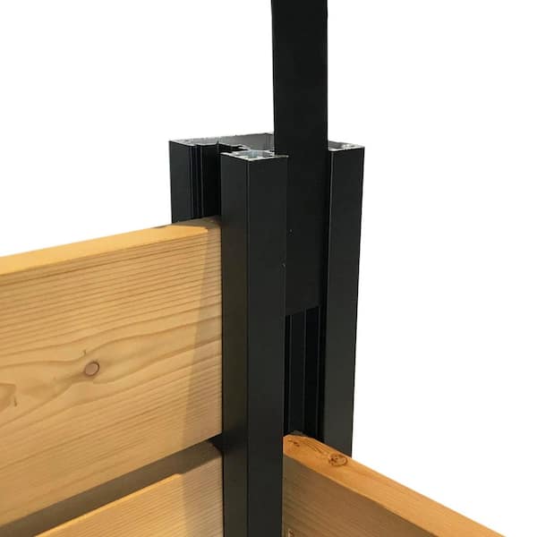 33.5 in. Black Plastic Rail Filler