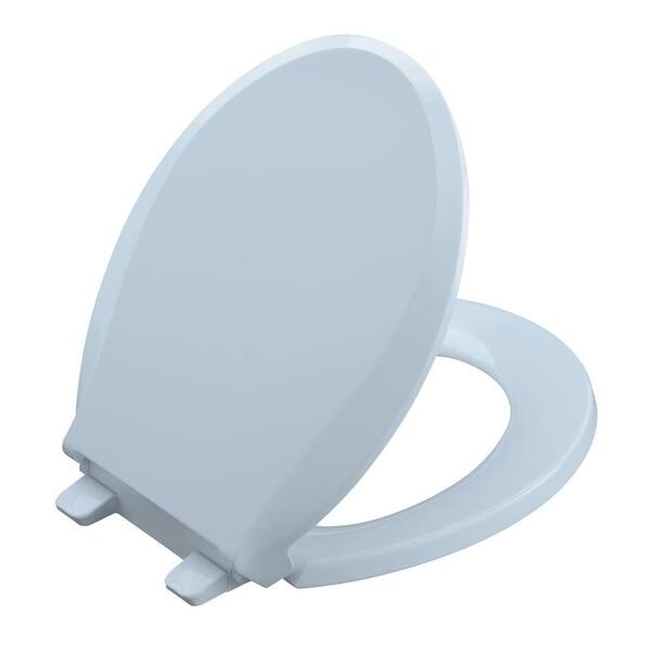 KOHLER Cachet Round Front Closed-front Toilet Seat with Q3 Advantage in Skylight-DISCONTINUED