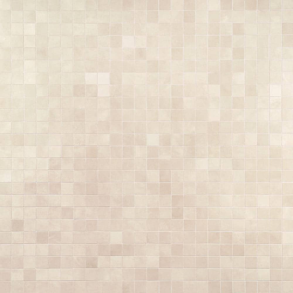 Catlinite Beige Matte Porcelain Mosaic Floor and Wall Tile