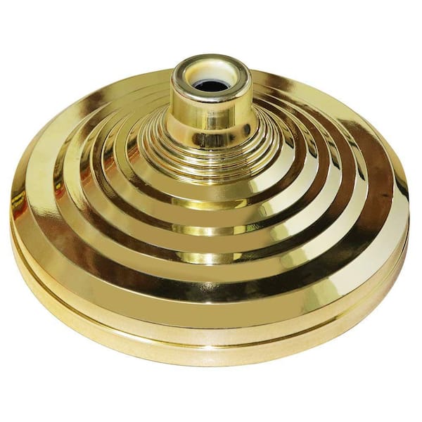 Angel Sar Gold Plastic Flag Pole Base Stand Compatible with 1.3 in., 1.1 in. and 0.9 in. Dia. Flag Pole