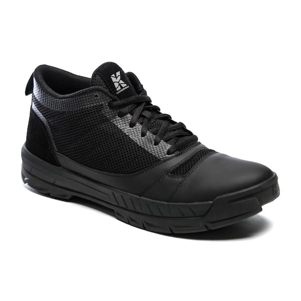 Kujo Men's Lightweight Breathable Mesh Water-Resistant Yard Work Shoe - Soft Toe - Black Size 8(M)