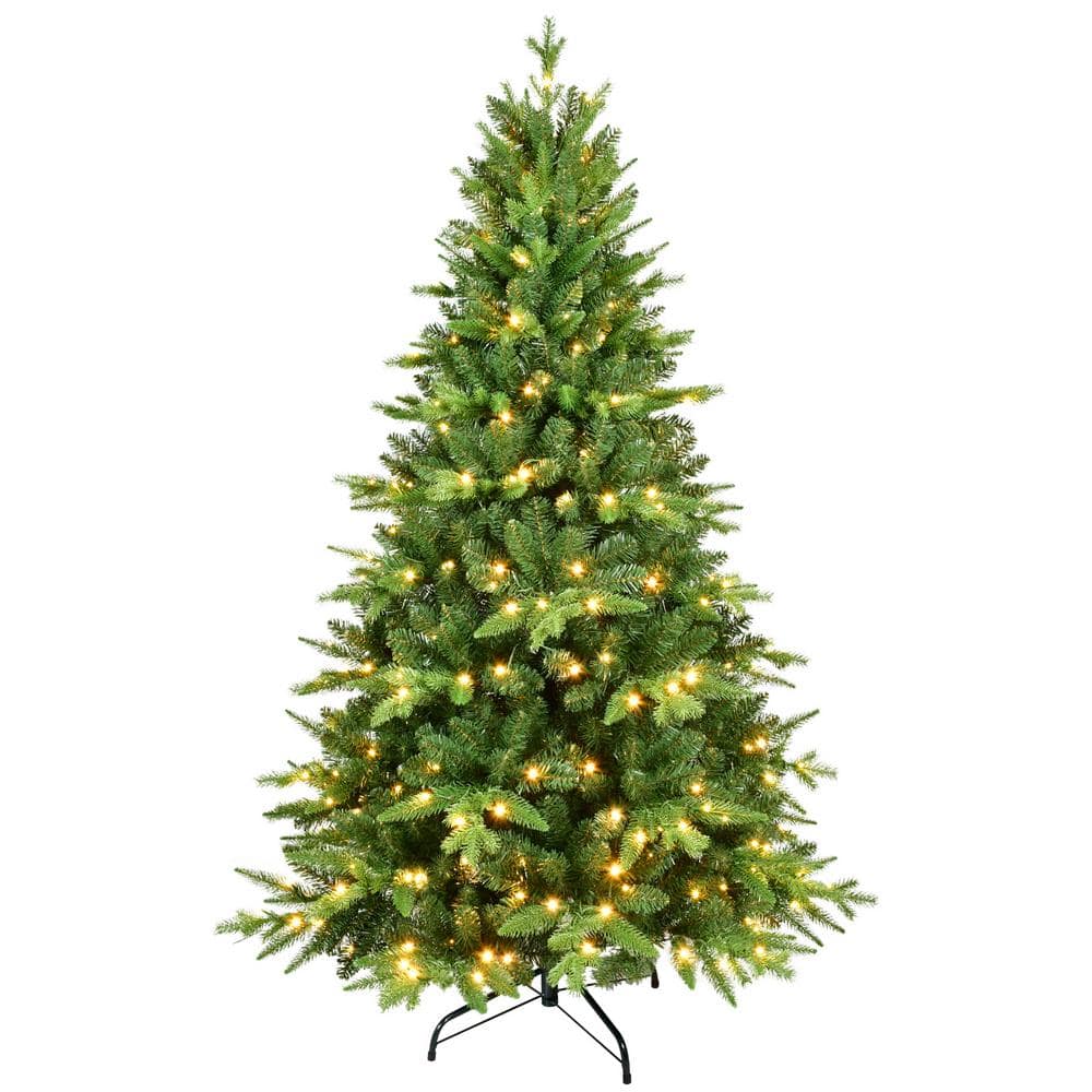 Christmas Artificial Tree 6 ft. Entrance Trees, 350L LED Design, Artificial