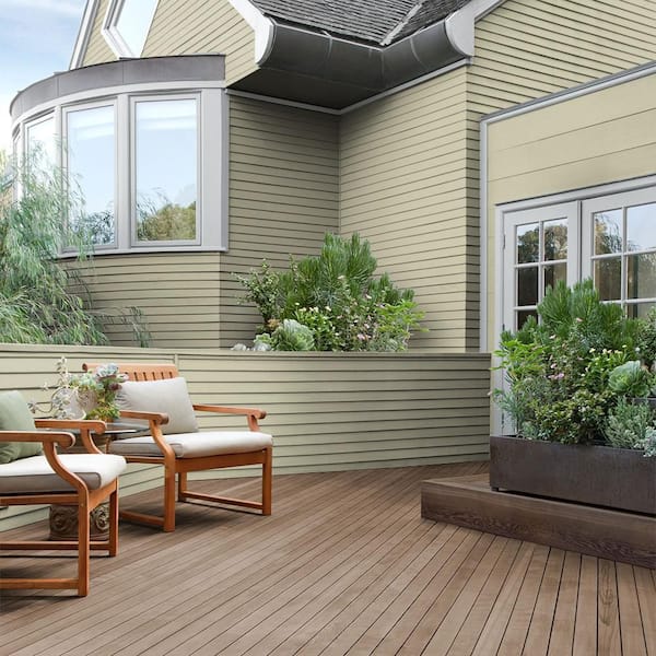 BEHR - 1 gal. #S350-3 Washed Olive Solid Color House and Fence Exterior Wood Stain