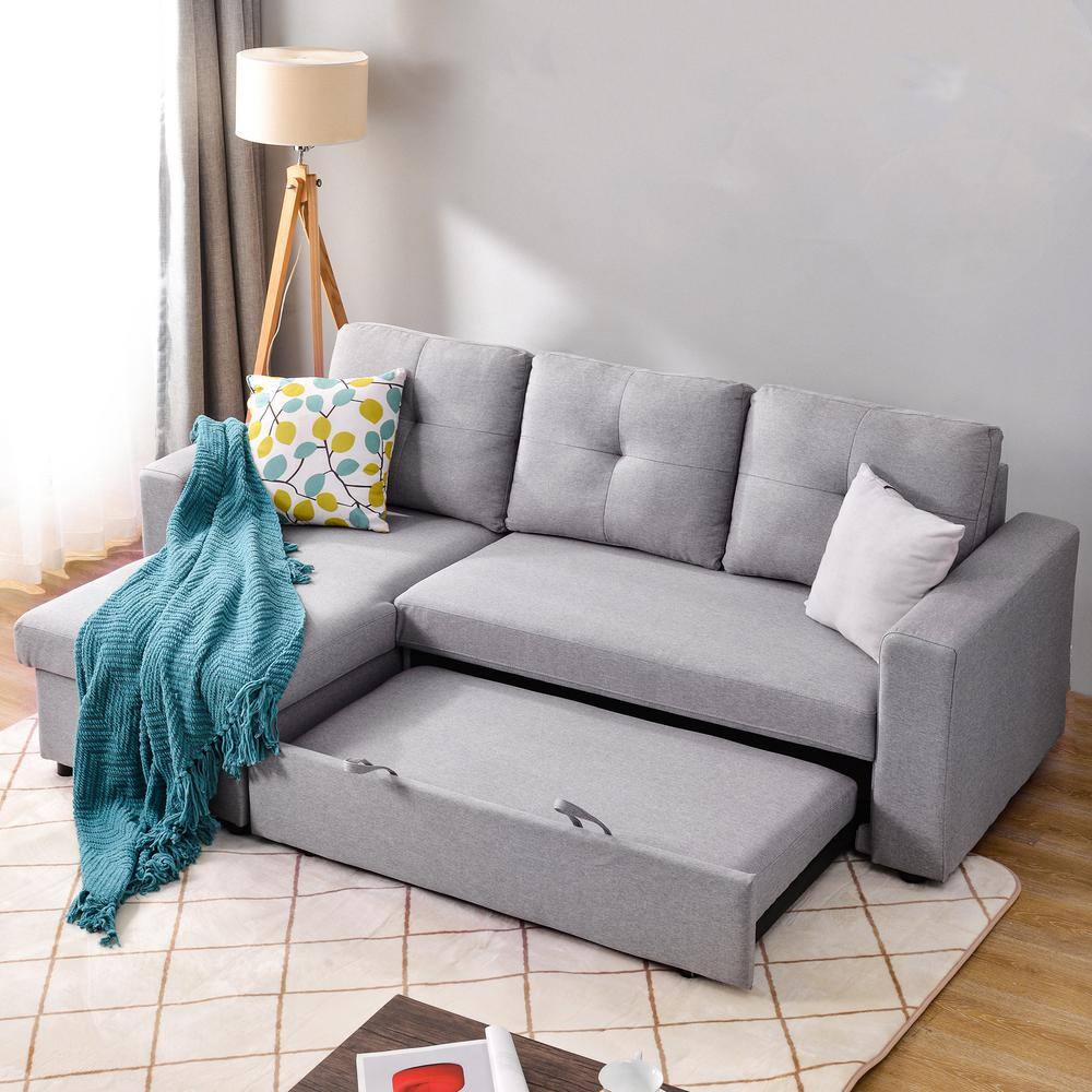 pull out sofa bed l shape