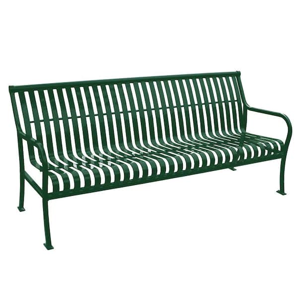 6 ft. Green Premier Bench