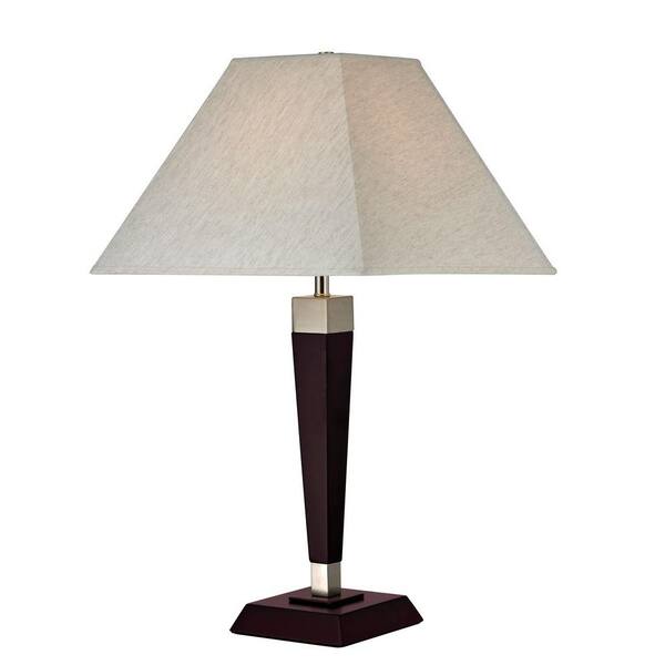 Filament Design Lavelle 25 in. Mahogany Table Lamp
