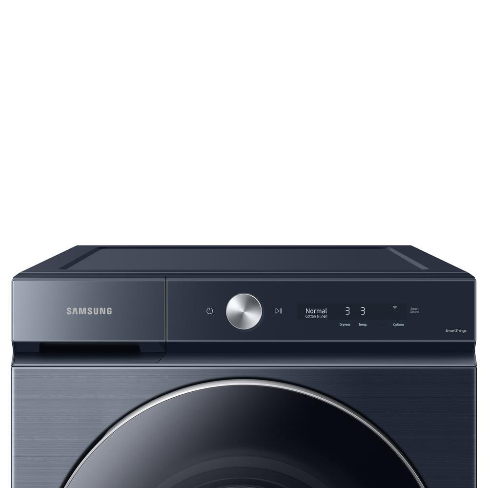 Brushed Navy 7.8 cu. ft. Front Load Electric Dryer with AI Optimal Dry