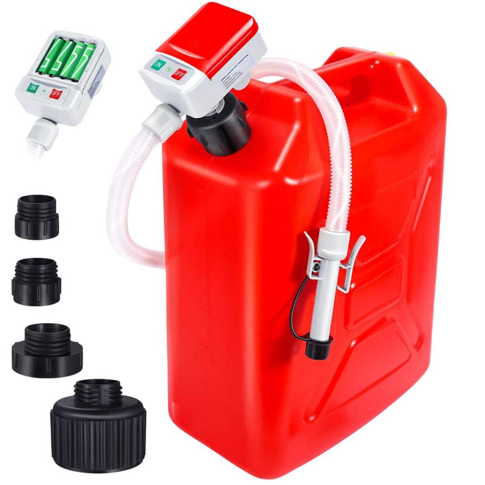 "3.2GPM Polyethylene Fuel Transfer Pump with Auto-Stop Sensor, 51""Hose, Nozzle, 4 Adapters, Portable" price history on PriceWatchPro