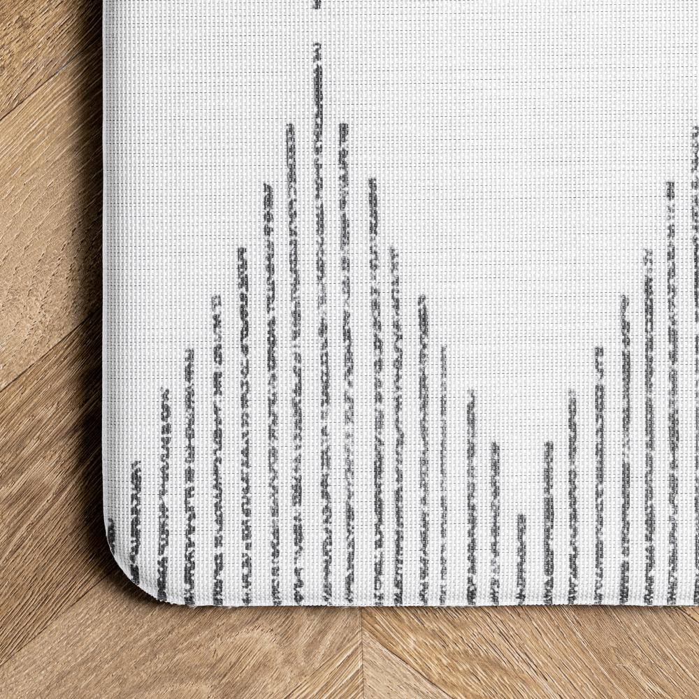Gray and White Rectangular Anti-Fatigue Comfort Mat