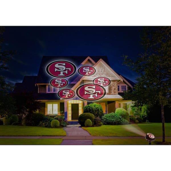 San Francisco 49ers 8 Light Up Ceramic LED Christmas Tree