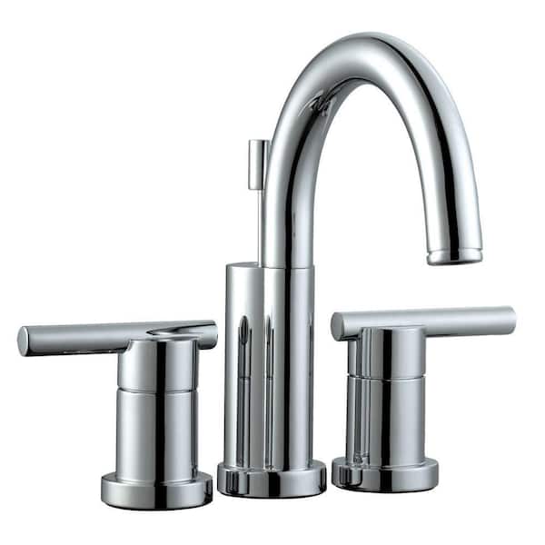 Design House Geneva 4 in. Centerset 2-Handle Bathroom Faucet in Polished Chrome