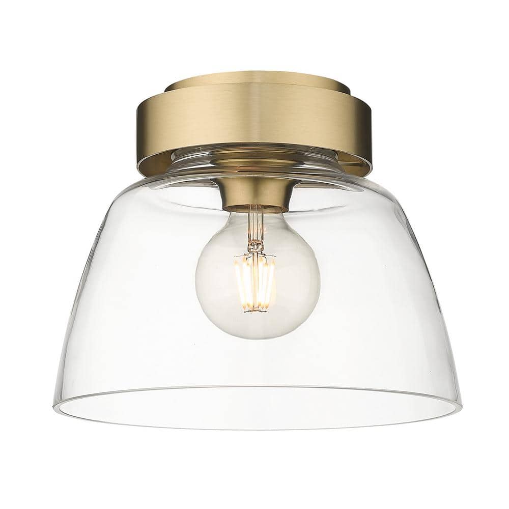 Golden Lighting Remy Flush Mount - 10  in Brushed Champagne Bronze