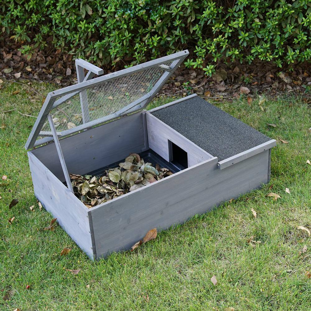 Kingdely Tortoise Reptile Cage House Habitat Cage, with Support Frame