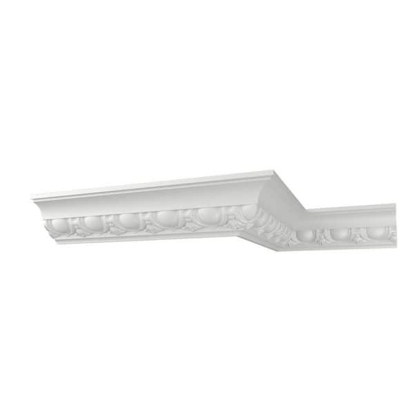 Vanessa 4 in. D x 5.625 in. W x 96 in. L Polyurethane Crown Moulding