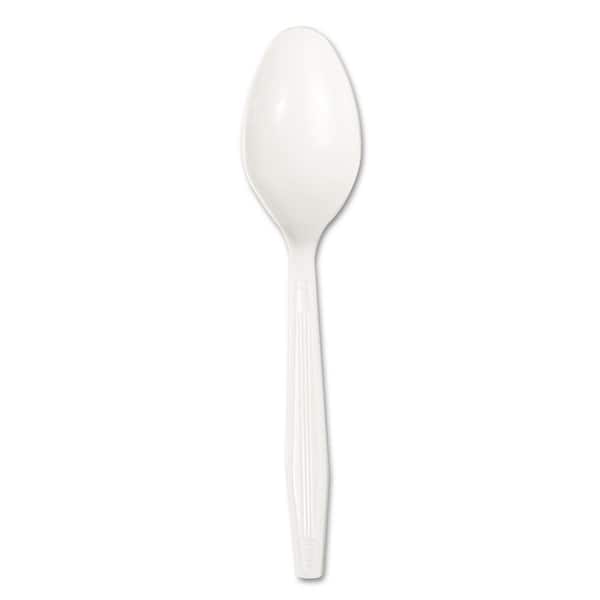 White Disposable Polypropylene Utensils, School Cutlery Kit,  Napkin/Spork/Straw, White (1000-Carton)