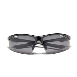 Polarized M Frame Vented Black with Gray Accent Sunglasses