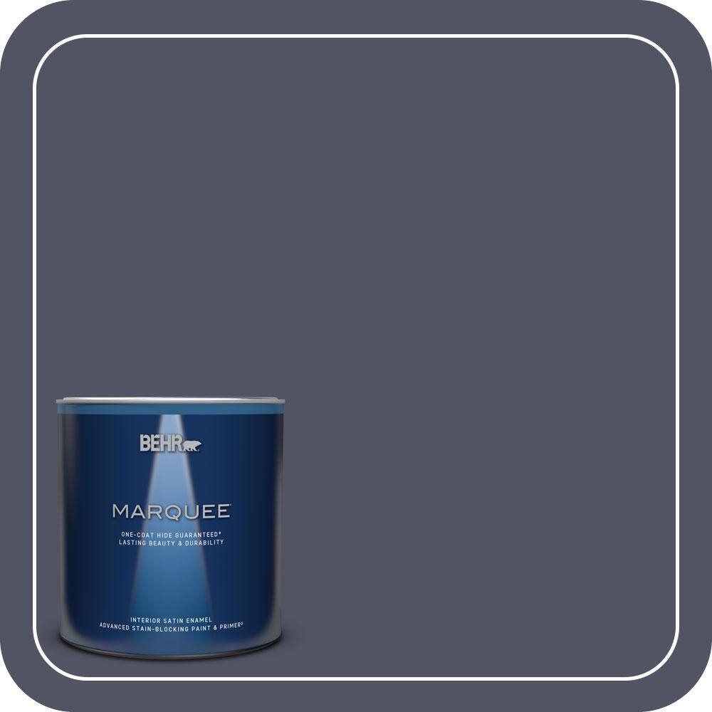 1 qt. #630F-7 Black Orchid Satin Enamel Interior Paint & Primer price history on PriceWatchPro