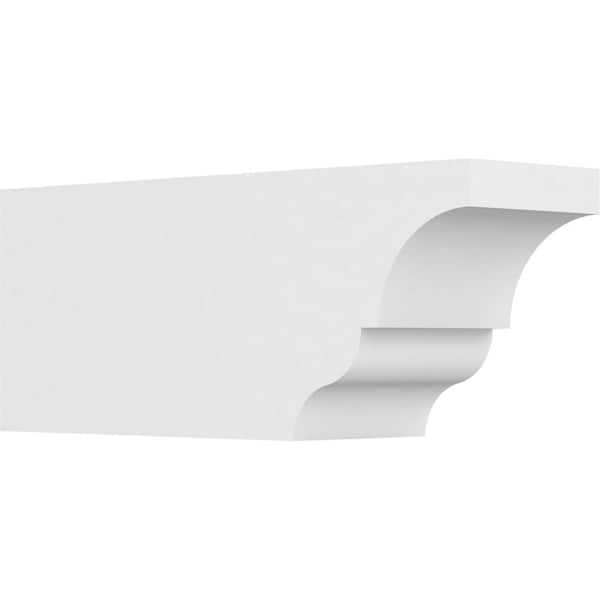 Ekena Millwork 6 in. x 8 in. x 20 in. Asheboro PVC Rafter Tail Brace
