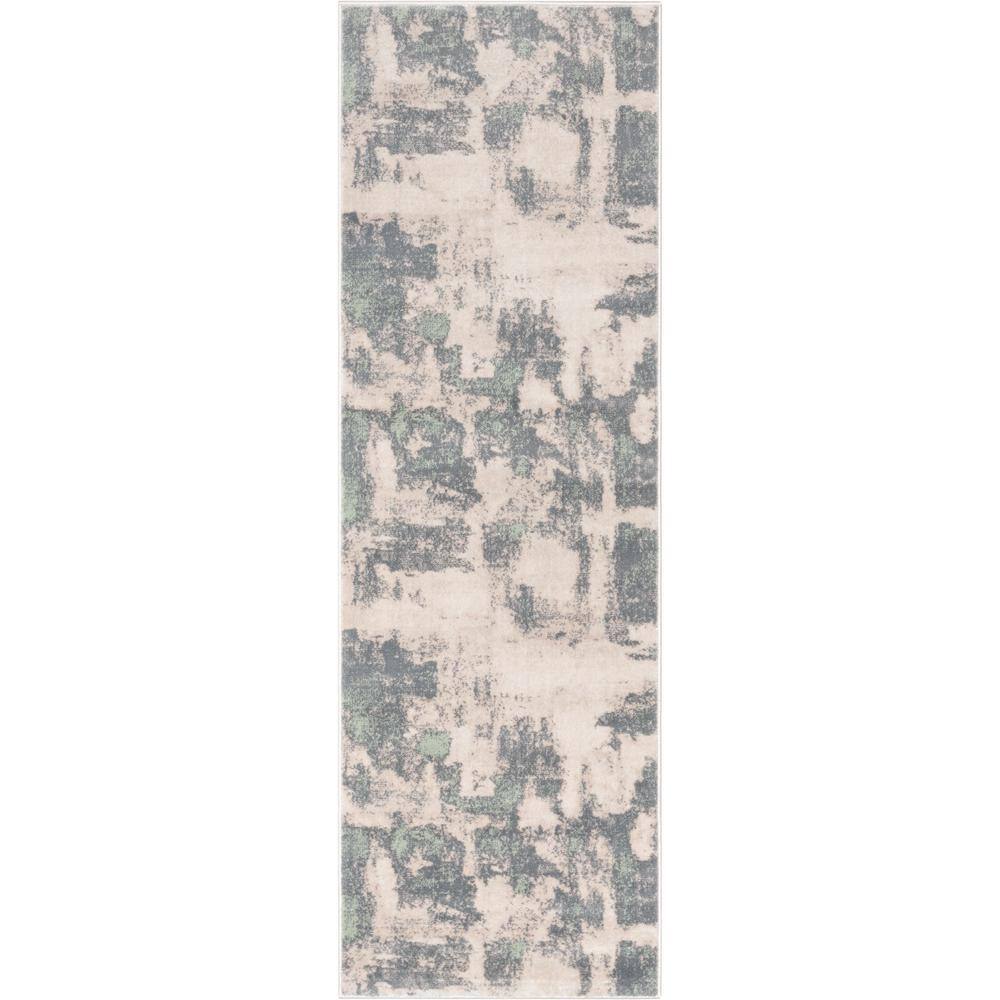 Barclay Kalia Modern Abstract Grey Green 2 ft. 3 in. x 7 ft. 3 in. Runner Area Rug price history on PriceWatchPro