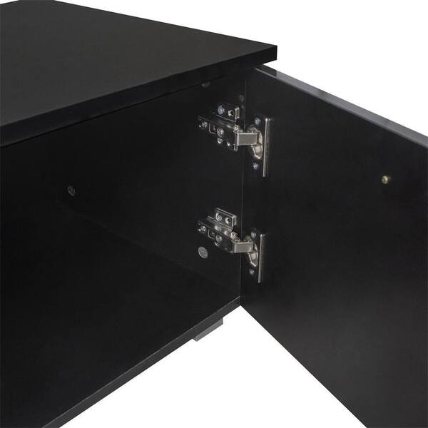 Black Acrylic Coffee Stand in Matte Finish – Amenity Services