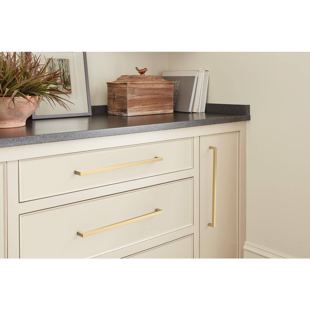 Monument 12-5/8 inch Champagne Bronze Modern Bar Pull