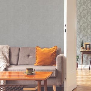 Talia Taupe Paper Non-Pasted Removable Wallpaper