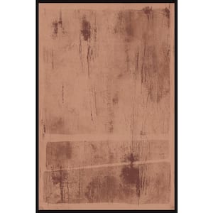 "Extreme Portion" by Marmont Hill Floater Framed Canvas Abstract Art Print 24 in. x 16 in.