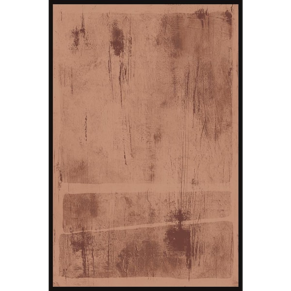 Unbranded "Extreme Portion" by Marmont Hill Floater Framed Canvas Abstract Art Print 30 in. x 20 in.