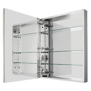 24 in. W x 30 in. H Rectangular Medicine Cabinet with Mirror