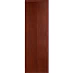 30 in. x 80 in. Smooth Flush Solid Core Cherry MDF Interior Closet Bi-Fold Door with Matching Trim