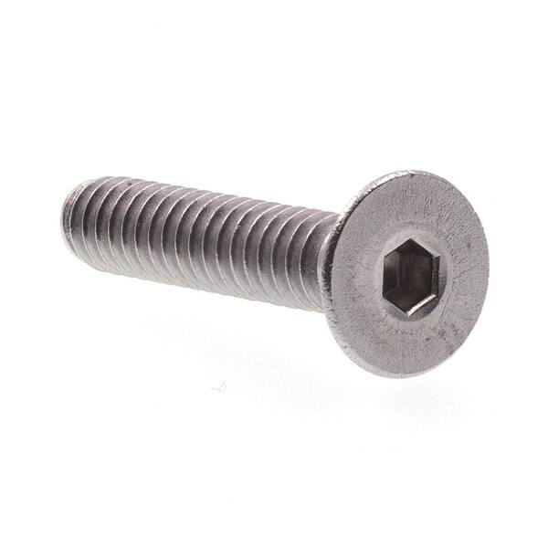 Stainless Steel #6-32 X 3/4" Flat Socket Screw 10 Pack 