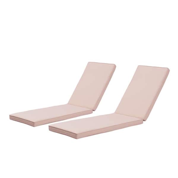 Boosicavelly Grey 5-Position Metal Outdoor Adjustable Lounger Recliner Chair with khaki Cushion