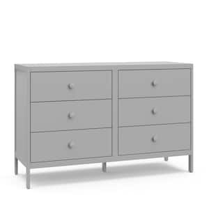 Universal Pebble Gray 6-Drawer 51.38 in. Wide Dresser