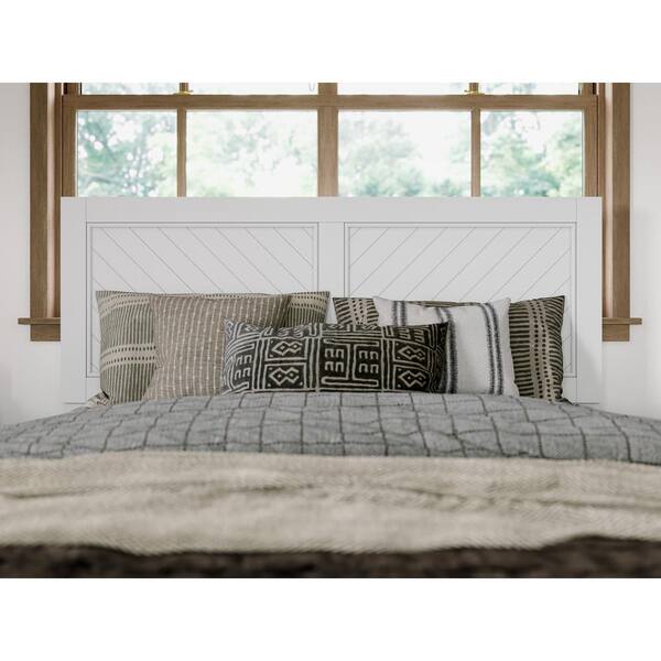 AFI Canyon White Solid Wood Queen Foundation Bed Frame with Matching Footboard AR9546032 The Home Depot