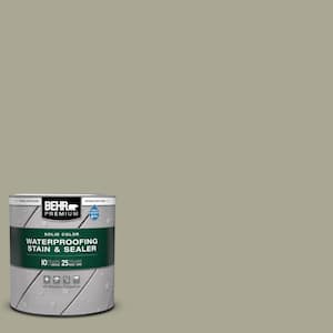 1 qt. #N350-4 Jungle Camouflage Solid Color Waterproofing Exterior Wood Stain and Sealer